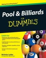 Pool and Billiards For Dummies Leider Nicholas