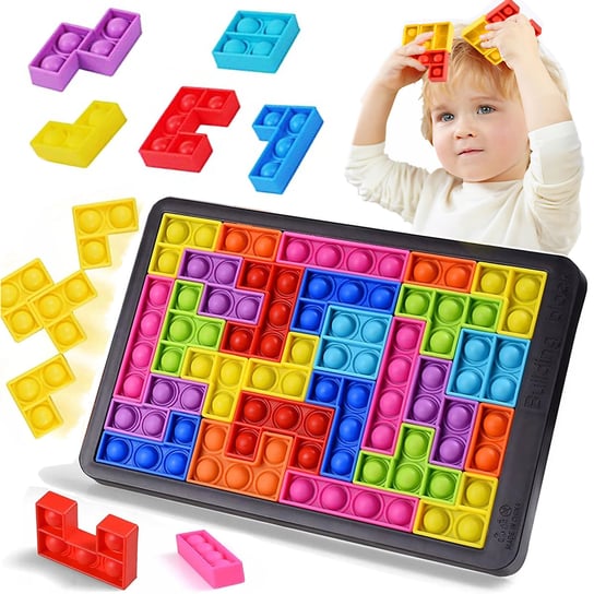 Pop It Klocki Popit  Tetris Puzzle Układanka Bąbelki Inna marka