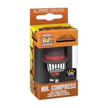 POP Keychain MHA- Mr. Compress Funko