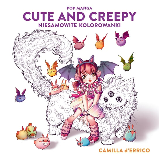 Pop manga cute and creepy. Niesamowite kolorowanki D'Errico Camilla