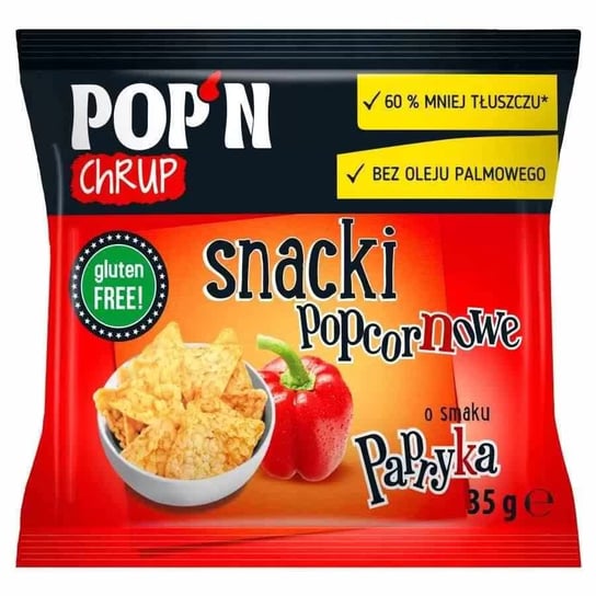 Pop&#39;n Chrup Snacki Popcornowe Paprykowe Sante 35g Sante