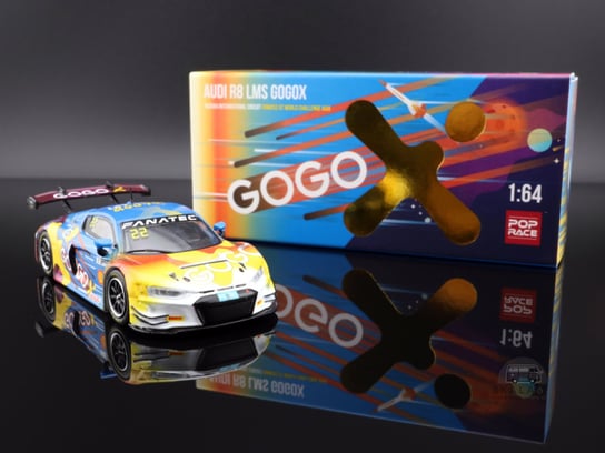 POP RACE PR64-R8E2-GOX1 Audi R8 LMS Gogox 2022 POP RACE