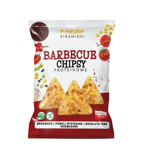 Popcrop Chipsy PROTEINOWE BARBECUE 60g POPCROP