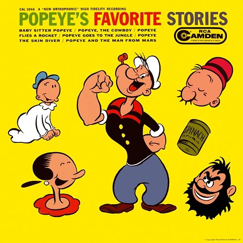 Popeye's Favorite Stories Jack Mercer and Mae Questel
