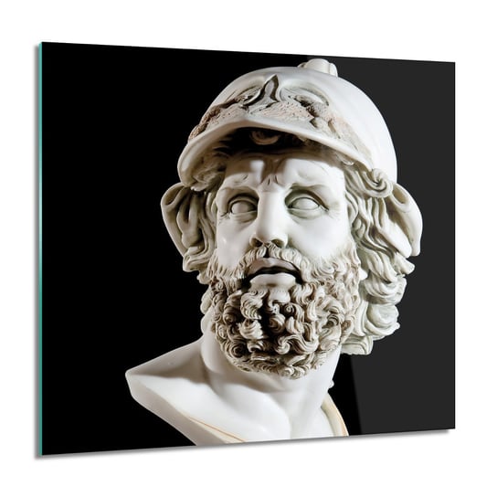 Popiersie Zeus obraz szklany ścienny 60x60 cm ArtPrintCave