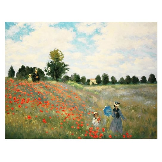 Poppies, Near Argenteuil - Claude Monet 40x50 Legendarte