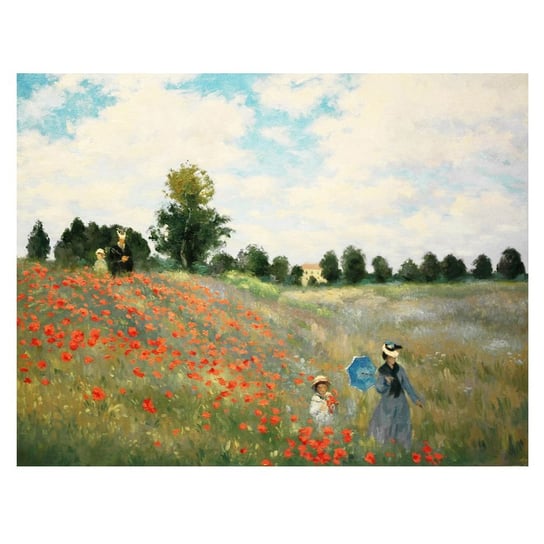 Poppies, Near Argenteuil - Claude Monet 50x70 Legendarte