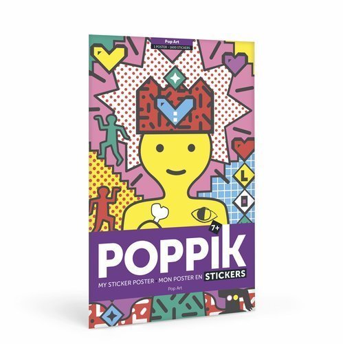 Poppik, Plakat-wyklejanka pikselowa, Pop Art Poppik