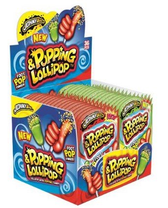Popping Lollipop, lizak maczany w strzelającym proszku, 36 sztuk Nestle