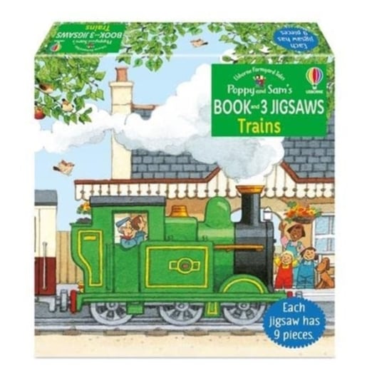 Poppy and Sams Book and 3 Jigsaws: Trains Amery Heather
