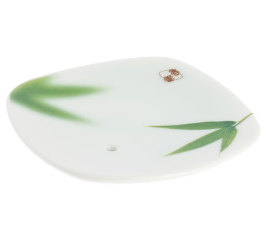 Porcelanowa podstawka na kadzidełka YUME-NO-YUME Bamboo Leaf (liść bambusa) Nippon Kodo