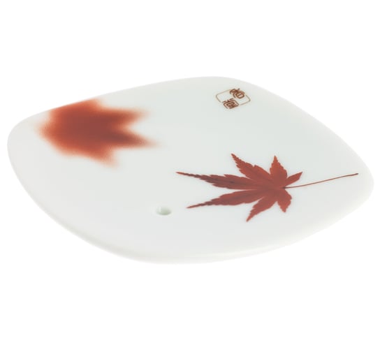 Porcelanowa podstawka na kadzidełka YUME-NO-YUME Maple Leaf (liść klonowy) Nippon Kodo