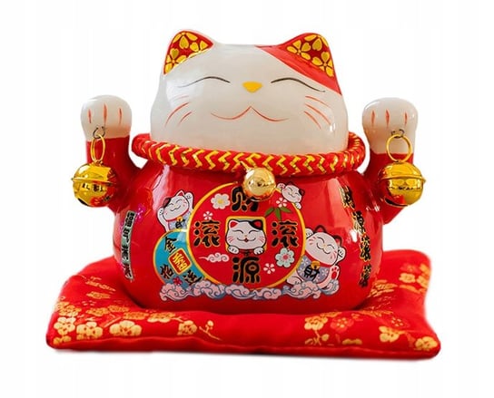 Porcelanowy Kotek Skarbonka Japoński Kot Szczęścia AIG