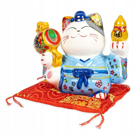 Porcelanowy Kotek Skarbonka Japoński Kot Szczęścia AIG