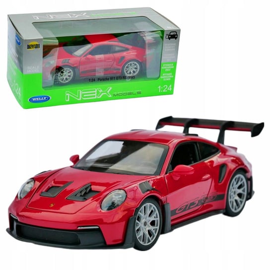 Welly Porsche 911 997 Gt3 Rs Naranja 1/24 Fundido A Troquel | Meses Sin