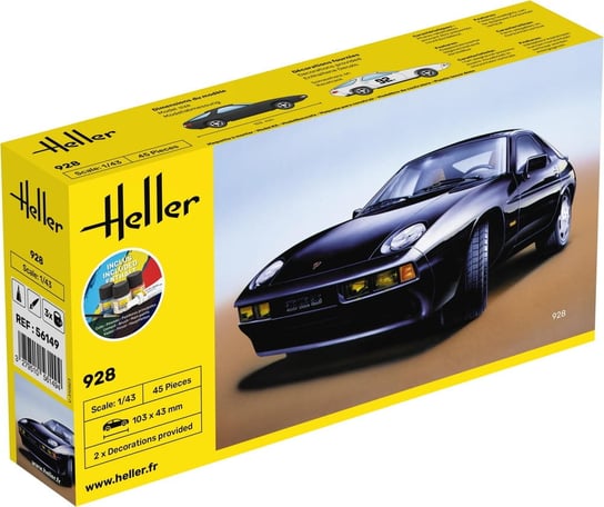 Porsche 928 STARTER KIT 1:43 Heller 56149 Heller
