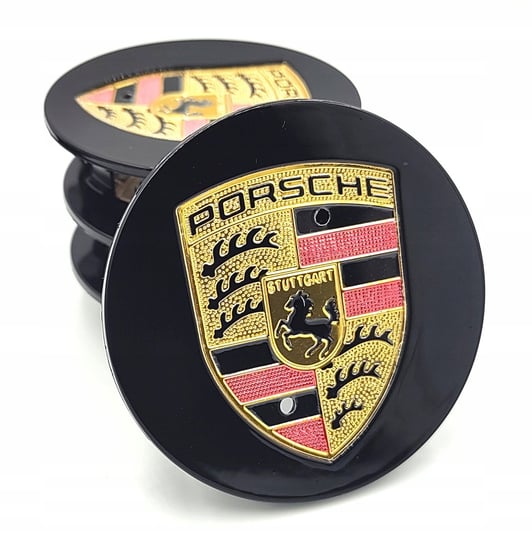 PORSCHE DEKIELKI na felgi zaślepki felg KAPSLE kołpaczki PORSCHE 76mm 4 szt ATA