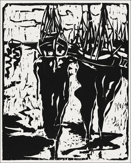Port Scene, Ernst Ludwig Kirchner - plakat 21x29,7 cm Galeria Plakatu