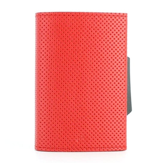 Portfel aluminiowy Slim Cascade Wallet Ogon Designs - traforato red Ogon Designs