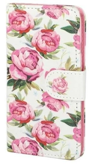 Portfel Art Sony Xperia M4 Aqua Różowe Kwiaty Bestphone