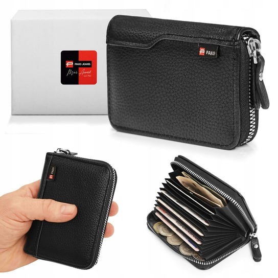 Portfel Etui Organizer na karty Pako Jeans Mały Kieszonkowy i Pojemny Pako Jeans
