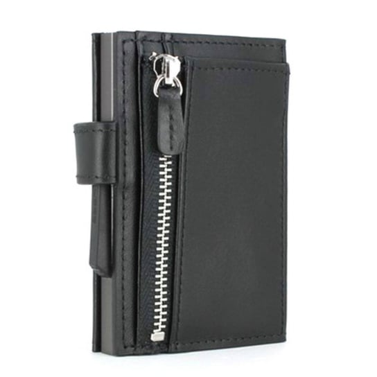 Portfel RFID Cascade Zipper Snap Ogon Designs - full black Ogon Designs