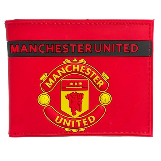 Portfel Rozkładany Czerwony Manchester United Suwak Bioworld