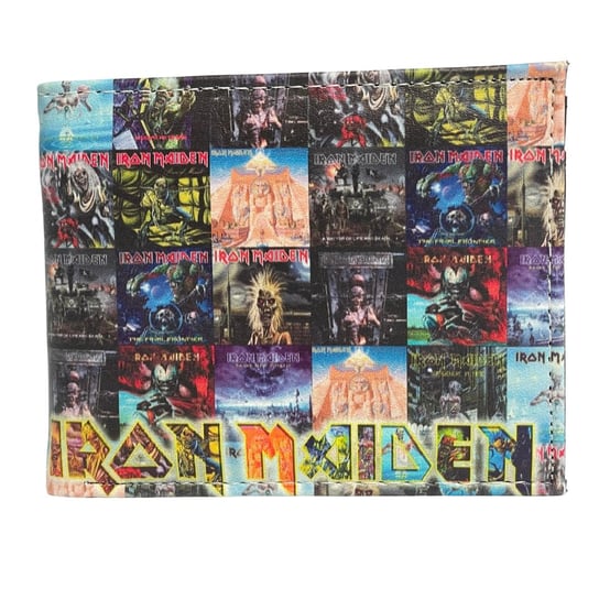 Portfel Rozkładany Iron Maiden Okładki Płyt Suwak Bioworld