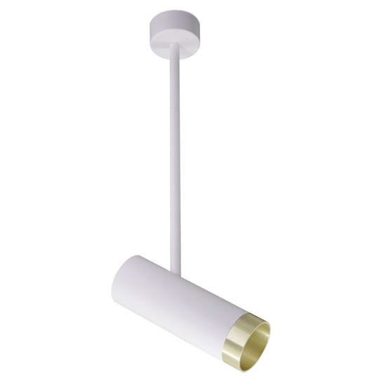 PORTO 1xGU10 lampa sufitowa biała/złota Goldlux