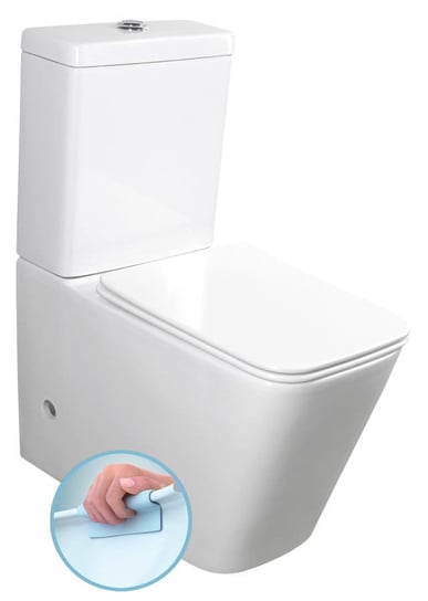 PORTO RIMLESS combi WC, poziomy/pionowy odpływ , biały Inna marka