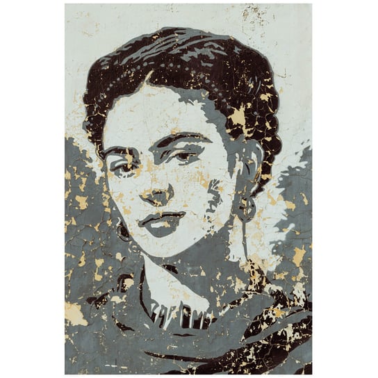 Portrait Of Frida Kahlo On A Wall 50x80 Legendarte