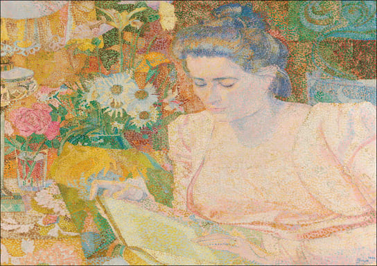 Portrait of Mrs Marie Jeannette de Lange, Jan Toorop - plakat 21x29,7 cm Galeria Plakatu