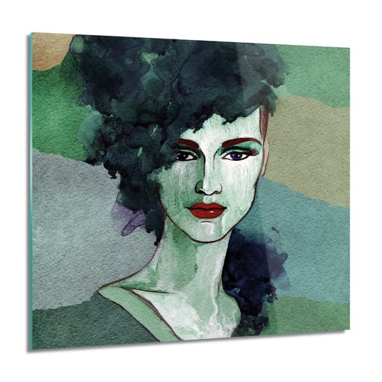 Portret kobieta foto szklane ścienne 60x60 kwadrat, ArtprintCave ArtPrintCave