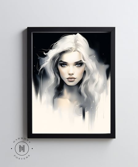 Portret Pięknej Kobiety - 30x40 cm - Bez ramy Harmony Posters