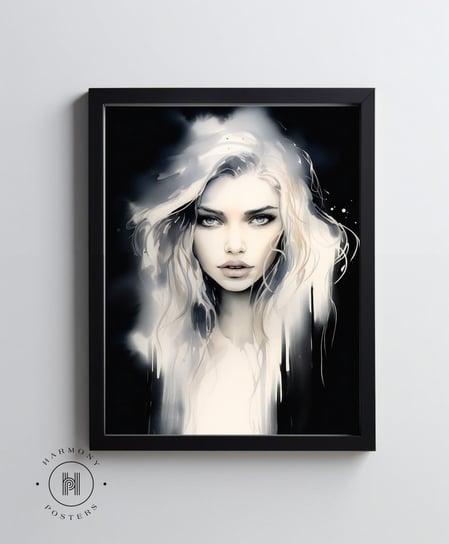Portret Pięknej Kobiety - 40x50 cm - Bez ramy Harmony Posters