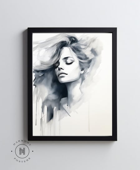 Portret pięknej kobiety - 40x50 cm - Bez ramy Harmony Posters