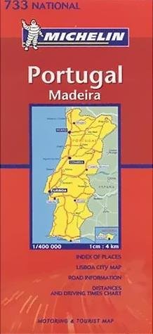 Portugal Madeira Mapa Michelin. Skala 1:400.000 Opracowanie zbiorowe