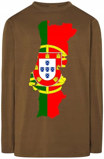 Portugalia Męska Modna Bluza Longsleeve Logo S Inna marka