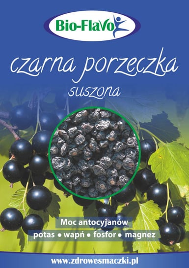 Porzeczka Czarna Suszona 500G Bez Cukru Inna marka