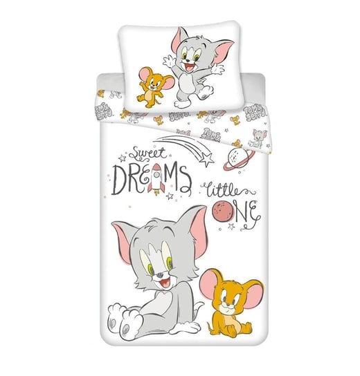 Pościel 100X135 Tom & Jerry  Poszewka 40X60 Dziecięca Do Łóżeczka Jerry Fabrics