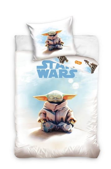 pościel 160x200 bawełniana licencyjna STAR WARS Yoda Carbotex
