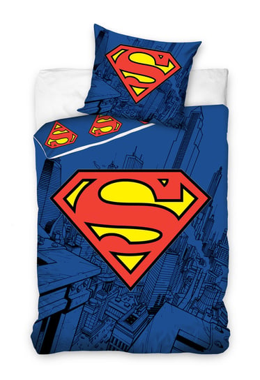 Pościel 160x200 Bawełniana Superman Super Man Carbotex
