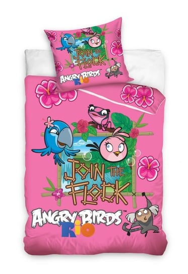 Pościel Angry Birds, Pościel dziecięca, 140x200 cm Carbotex