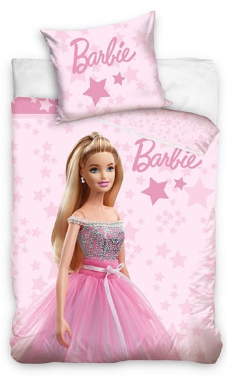 pościel bajkowa 140x200 Barbie lalka Carbotex