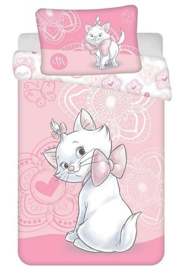 Pościel bawełniana 100x135 Kotek Marie 5511 Cat różowa do łóżeczka Jerry Fabrics