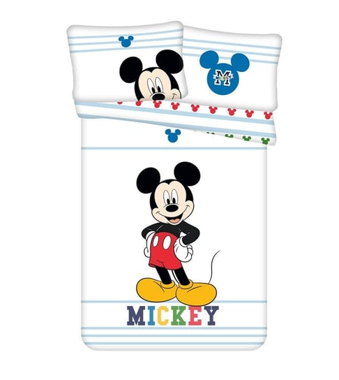 Pościel bawełniana 100x135 Myszka Miki Mickey Mouse 0714 do łóżeczka poszewka 40x60 Jerry Fabrics