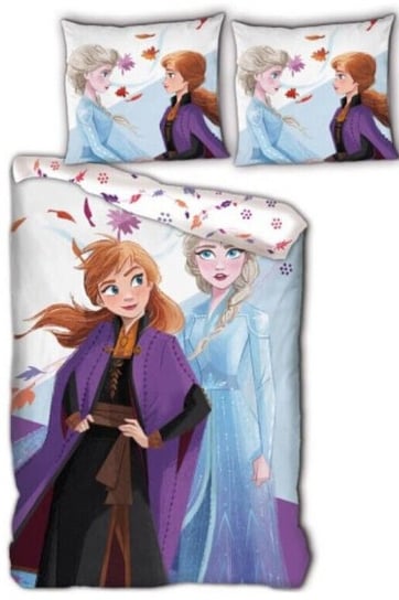 Pościel bawełniana Frozen 140 x 200cm + 65 x 65 cm Disney