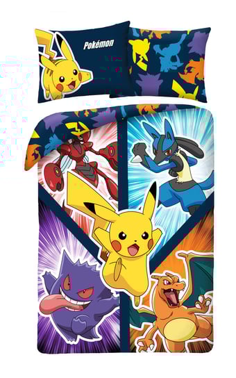 Pościel dziecięca POKEMON 140 x 200 Halantex 100% bawełna Pikachu Halantex