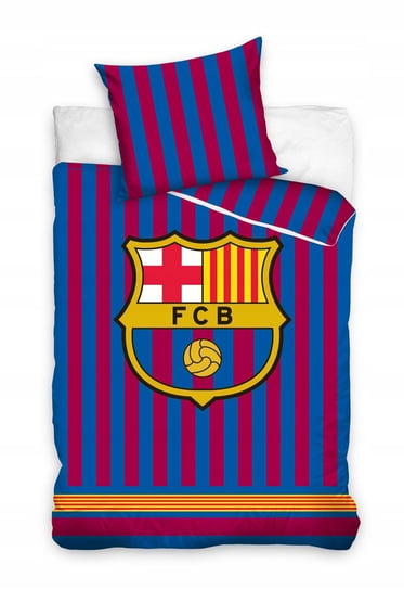 Pościel klub FC Barcelona 160x200 Barca Fcb herb Carbotex