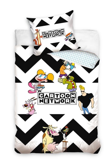 Pościel młodzieżowa bawełniana, Carbotex, Cartoon Network, 140x200 + 70x90cm Carbotex